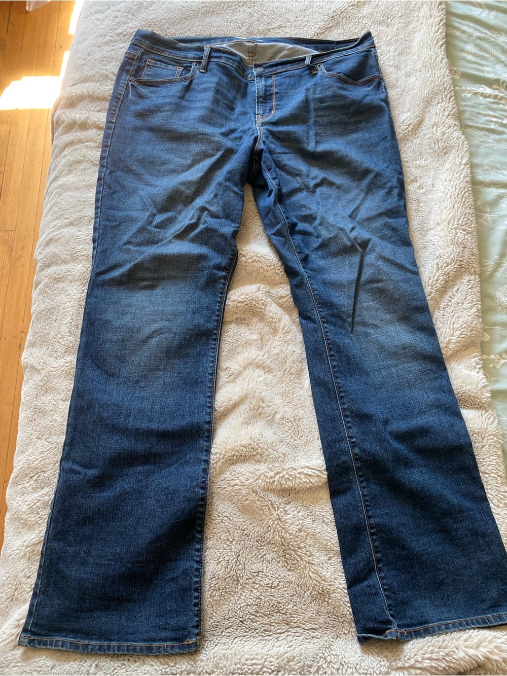 Old Navy Original Boot-Cut Dark Blue Jeans